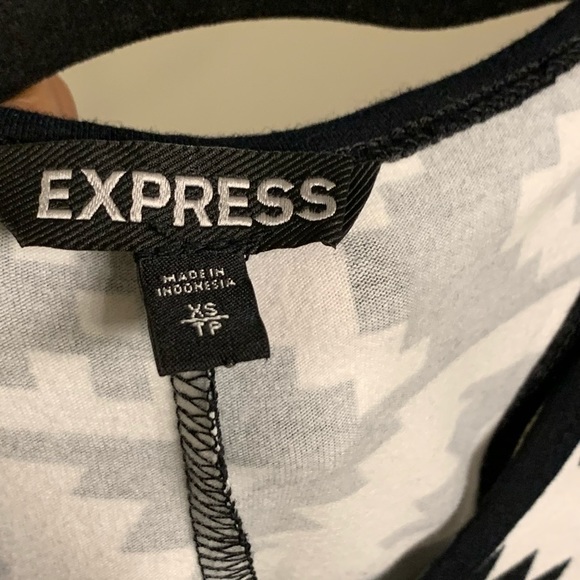 Express Geometric Racerback Midi Bodycon Dress - Picture 6 of 6